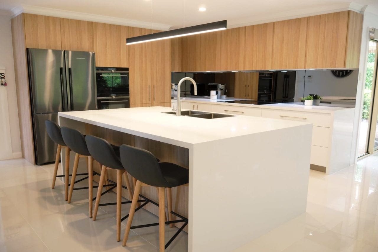 Ultra Modern Two Toned Kitchen Bargo | Harrington Kitchens